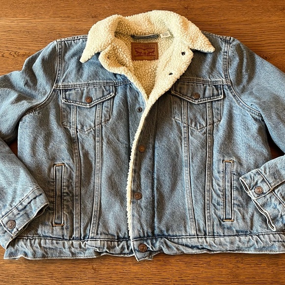 Levi's Sherpa Jean Jacket size XL - Picture 1 of 11